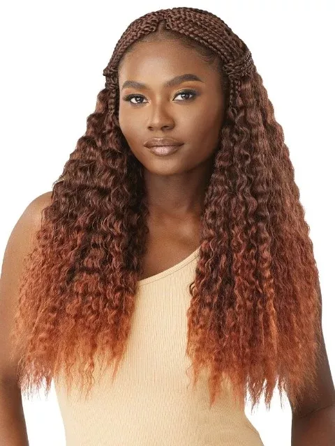 [MULTI PACK DEAL] Outre X-Pression Twisted Up Crochet Braid WET & WAVY VIBE BOX BRAID 22″