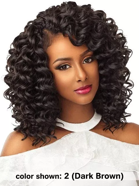 [MULTI PACK DEAL] Sensationnel Lulutress Pre-Looped 2X DEEP WAVE Crochet Braid 8″- 10pcs