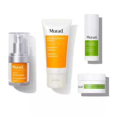 Murad The Derm Report On: Fighting Wrinkles & Dullness - 4 piece