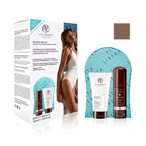 Natural Self-Tan Basics Kit in Medium shade