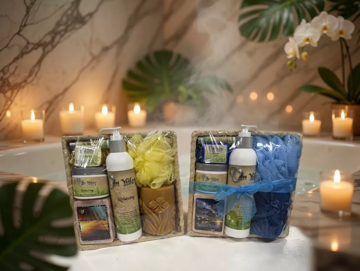 Natural Skin Care Luxurious Spa Quality Gift Basket