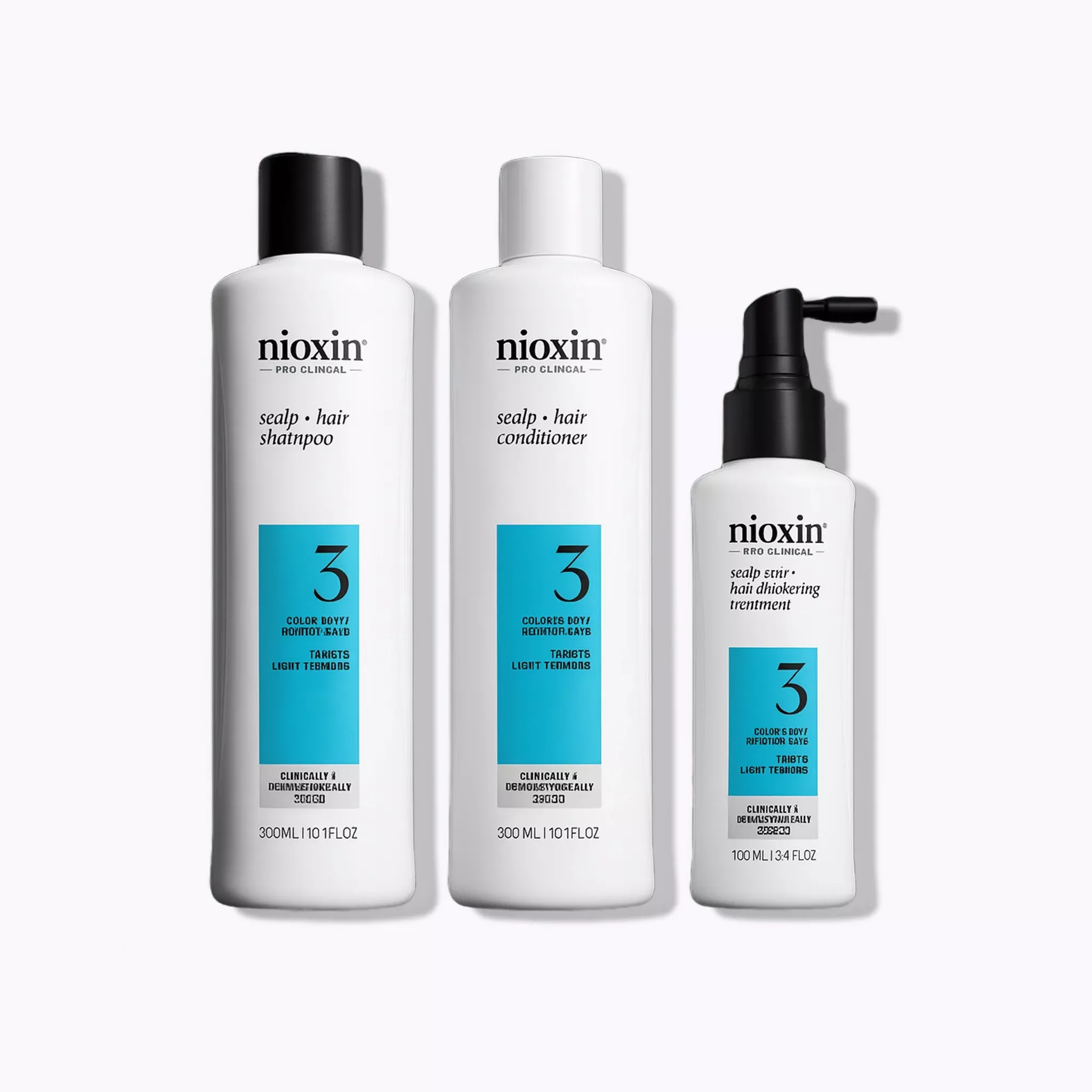 Nioxin System 3 Kit for Colored Hair with Light Thinning