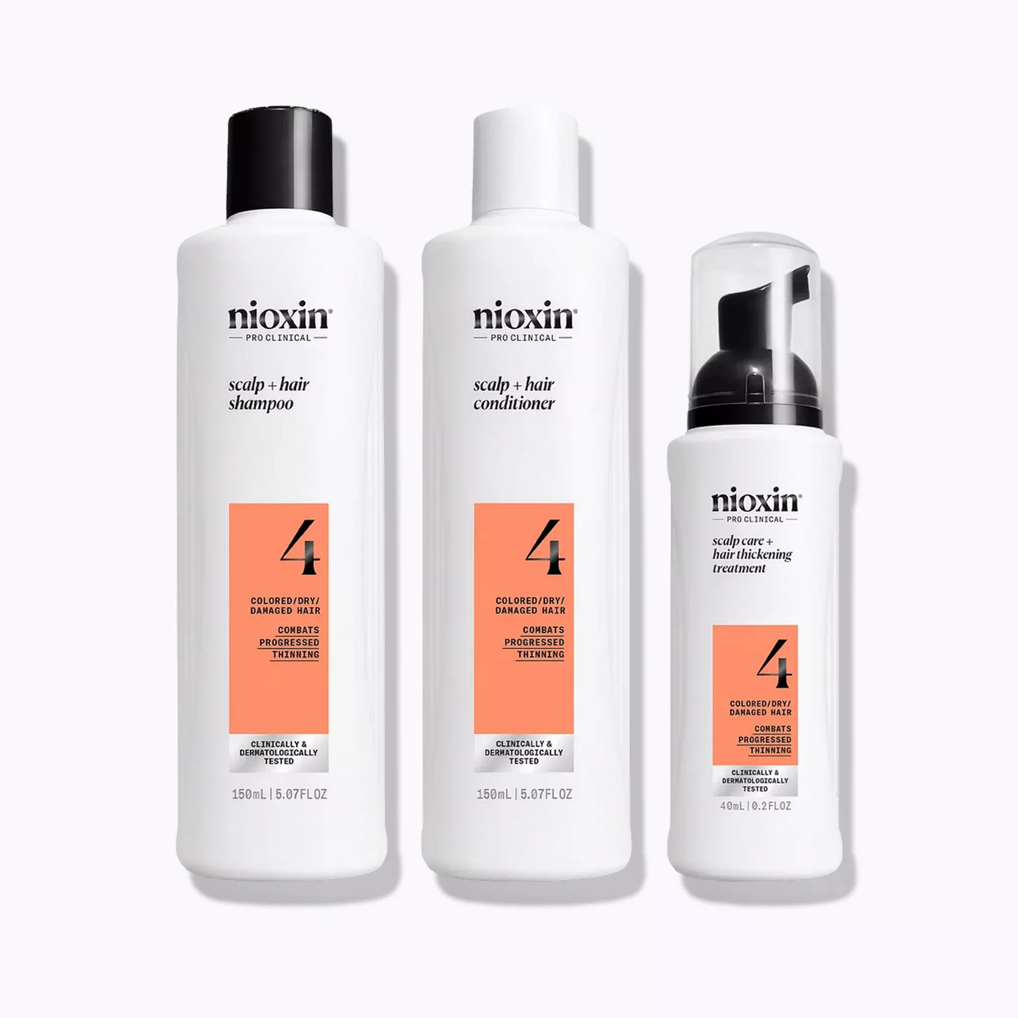 Nioxin System 4 Kit for Colored Hair with Progressed Thinning