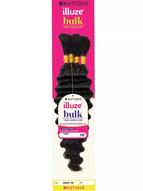 Nutique Illuze 100% Human Hair DEEP Bulk