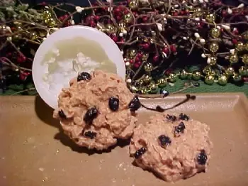 Oatmeal Raisin Cookie Small Soap 1 Cavity Silicone Mold 2014
