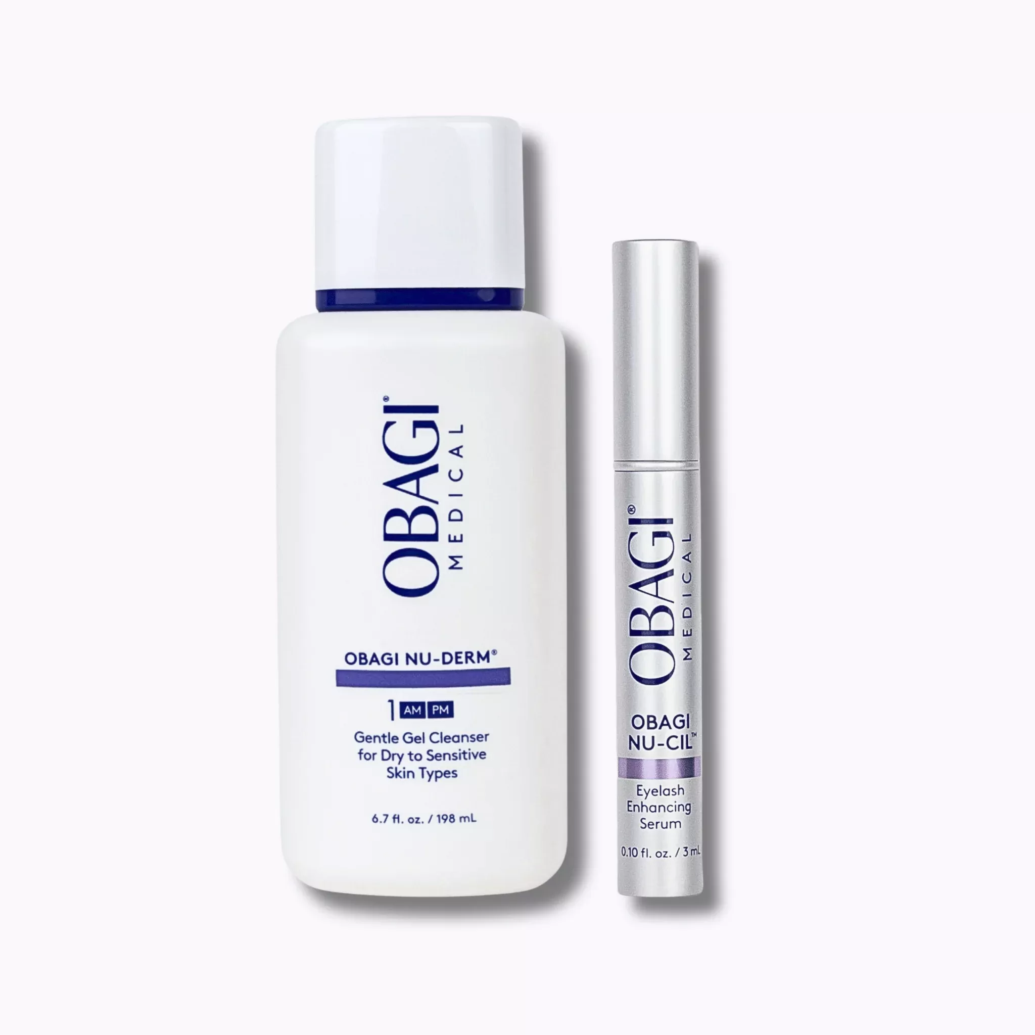 Obagi Gentle Cleanser & Nu-Cil Eyelash Serum