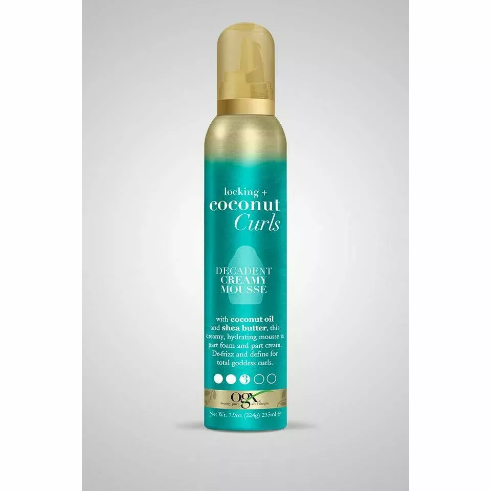 OGX: Locking + Coconut Curls Decadent Creamy Mousse