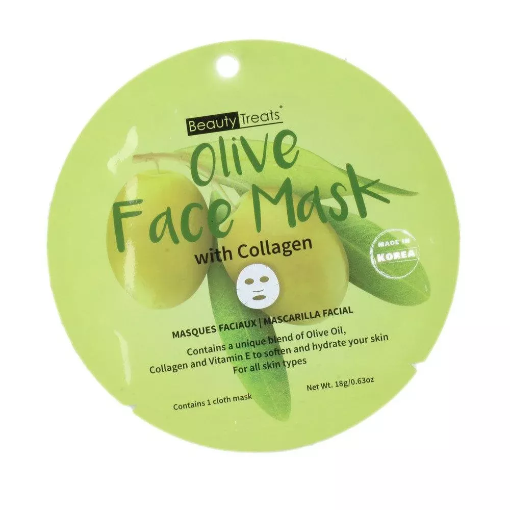 Olive Face Mask with Collagen