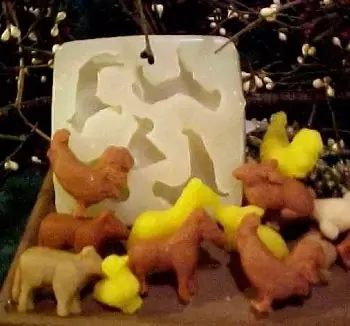 On the Farm Tarts 5 Cavity Silicone Mold5495