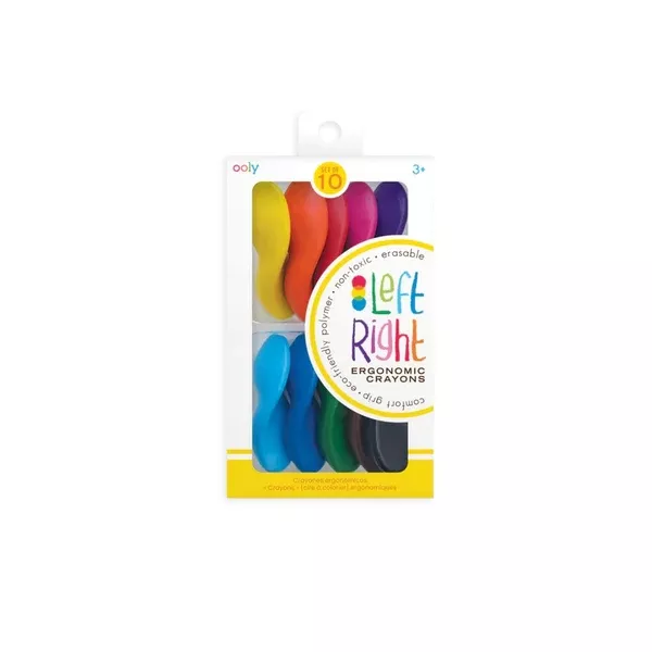 OOLY LEFT RIGHT CRAYONS SET