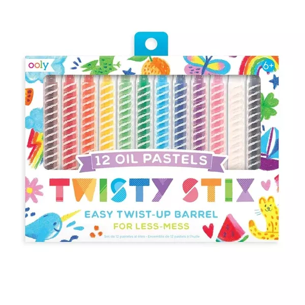 OOLY TWISTY STIX OIL PASTELS SET