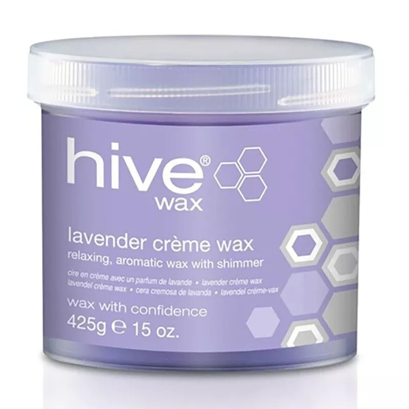 OPTION BY HIVE LAVENDER SHIMMER CREME WAX 425G/15OZ