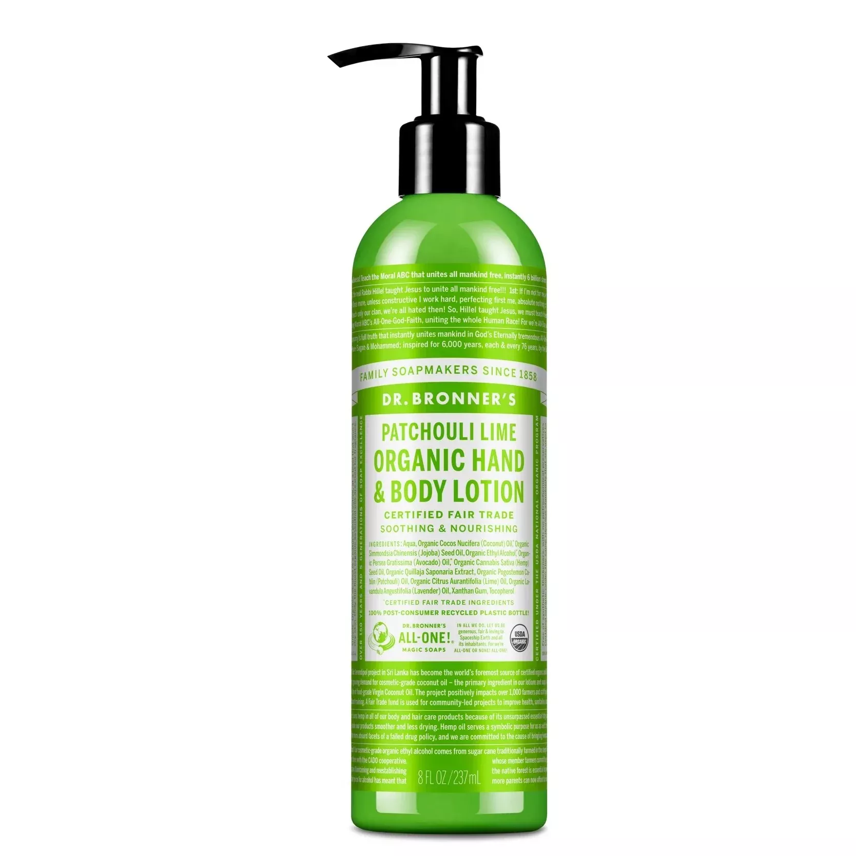 Organic Lotion – Patchouli Lime