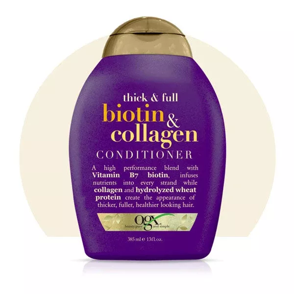 ORGANIX BIOTIN & COLLAGEN THICK & FULL CONDITIONER 13OZ [ORG91671]