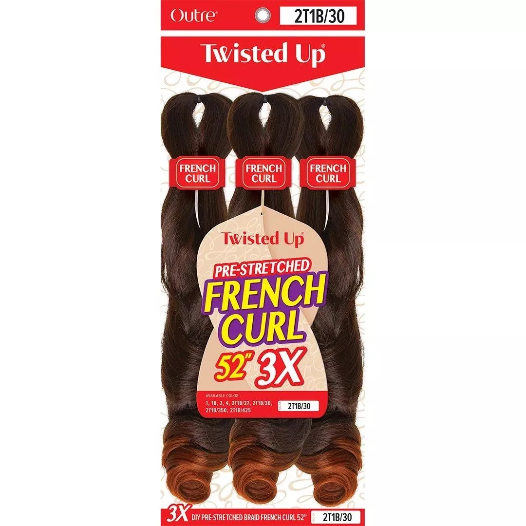 Outre: 3X TWISTED UP-DIY PRESTRETCHED BRAID FRENCH CURL 52"