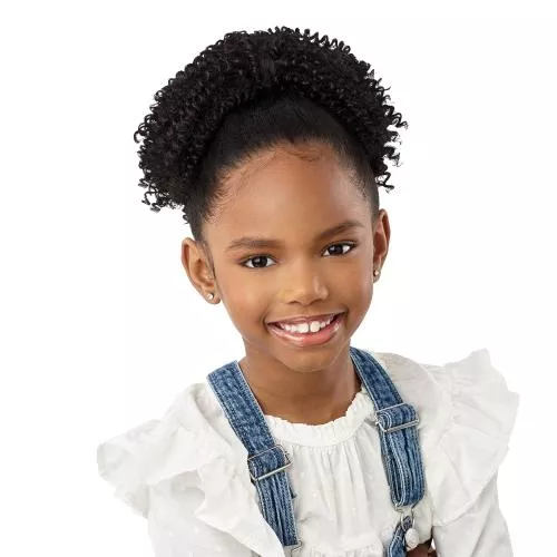 Outre Drawstring Ponytail Lil Looks Springy Coils 8