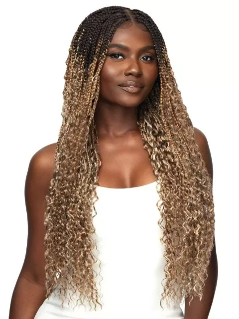 Outre Pre-Braided 13x4 Glueless HD Lace Frontal Wig- BOHO BOX Braid 30"