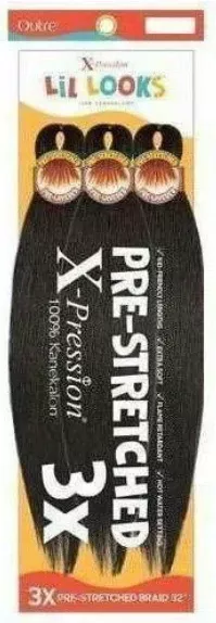 Outre X-Pression Lil Looks Pre-Stretched 32″