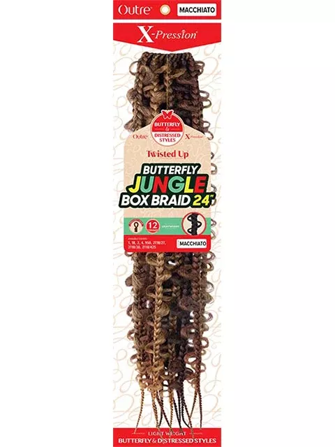 Outre X-Pression Twisted Up BUTTERFLY JUNGLE BOX BRAID 24″ *FINAL SALE