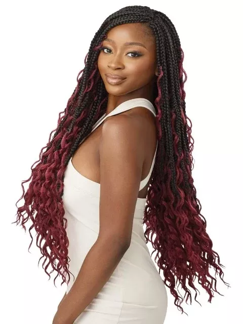 Outre X-Pression Twisted Up Crochet Braid 3X BOHO BOX BRAID LOOSE DEEP 28"