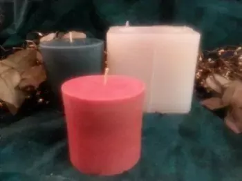 Oval Candle 1 Cavity Silicone Mold 1382