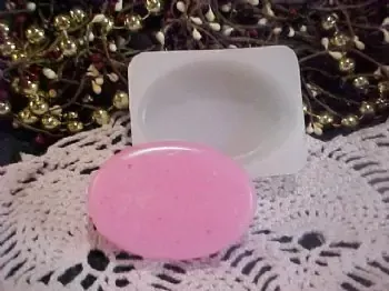 Oval Small Soap 1 Cavity Silicone Mold 5317