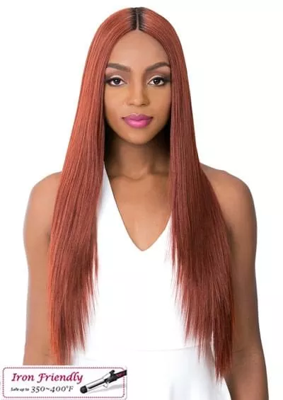 PAULONIA [Full Wig | 4″ Lace Part | Iron Friendly Synthetic]
