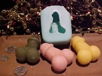 Penis Tart Silicone Mold 1 Cavity 5281