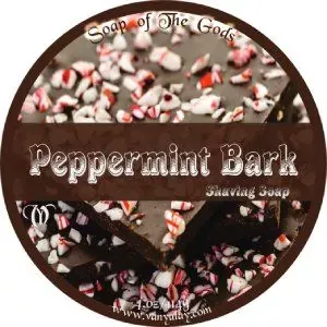 Peppermint Bark Shaving Soap 2.oz