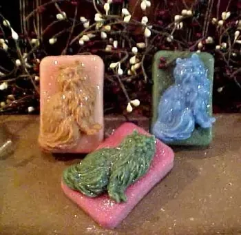 Persian Cat Large Soap 1 Cavity Silicone Mold 5156