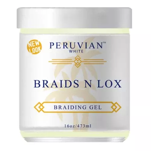 Peruvian White Braids N Lox Braiding Gel 16oz / 473ml