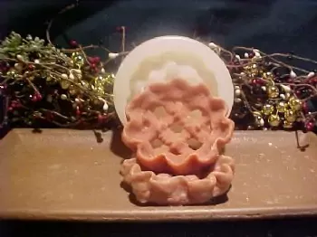 Pie in a Jar Lattice 1 Cavity Silicone Mold 2046