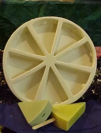 Pie on a Stick Large Soap 8 Cavity Silicone Mold 1075