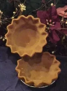 Pinched Pie Shell 3 Inch Full Crust 1 Cavity Silicone Mold 1082