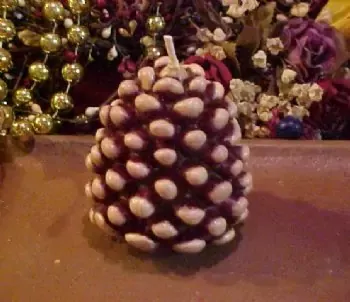 Pine Cone 4 oz. Votive 1 Cavity Silicone Mold 1273