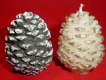 Pine Cone Votive 1 Cavity Silicone Mold 1165