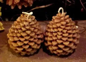 Pine Cone Votive 1 Cavity Silicone Mold 1166