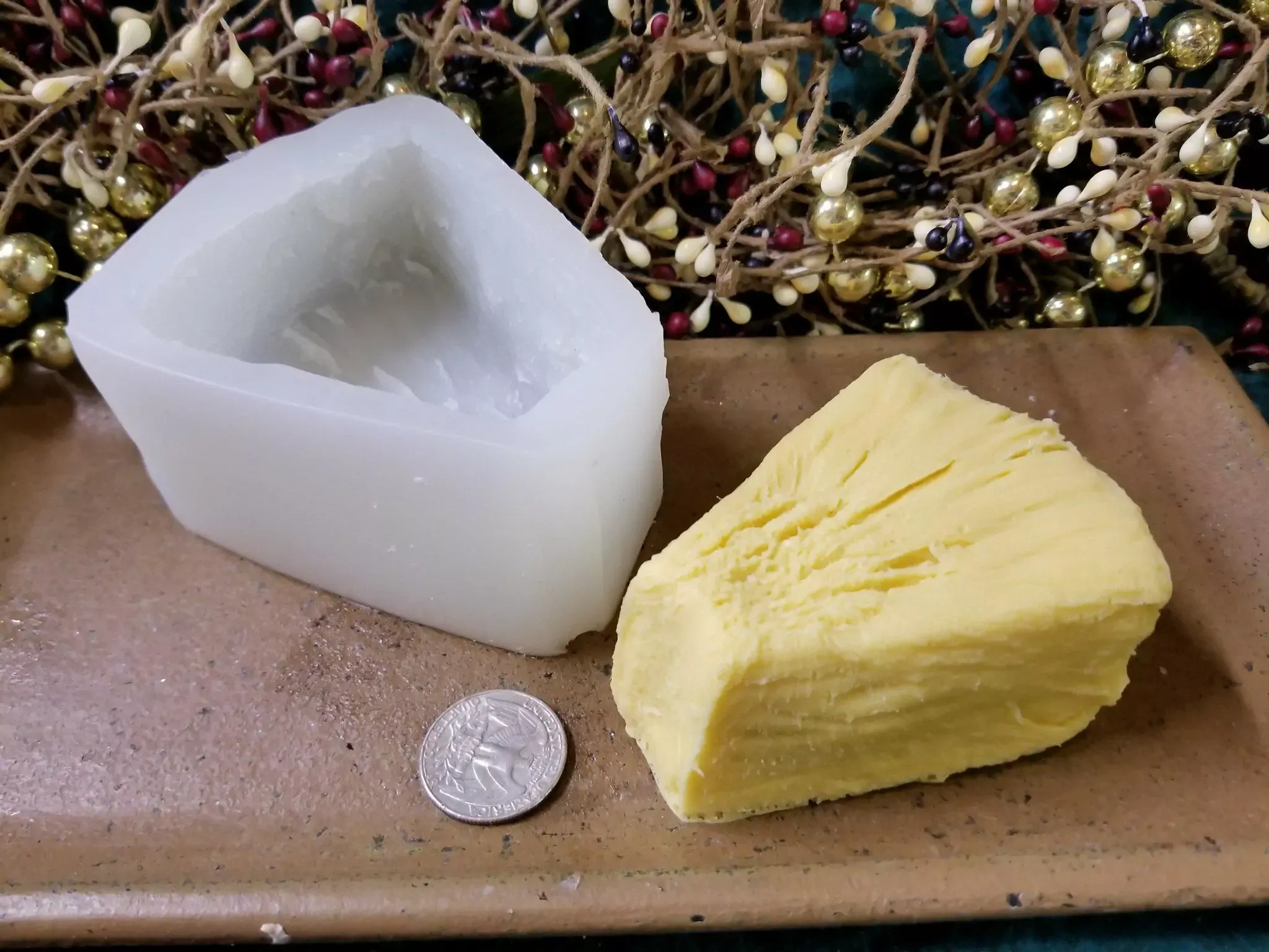 Pineapple Chunk Large Soap Silicone Mold 5192