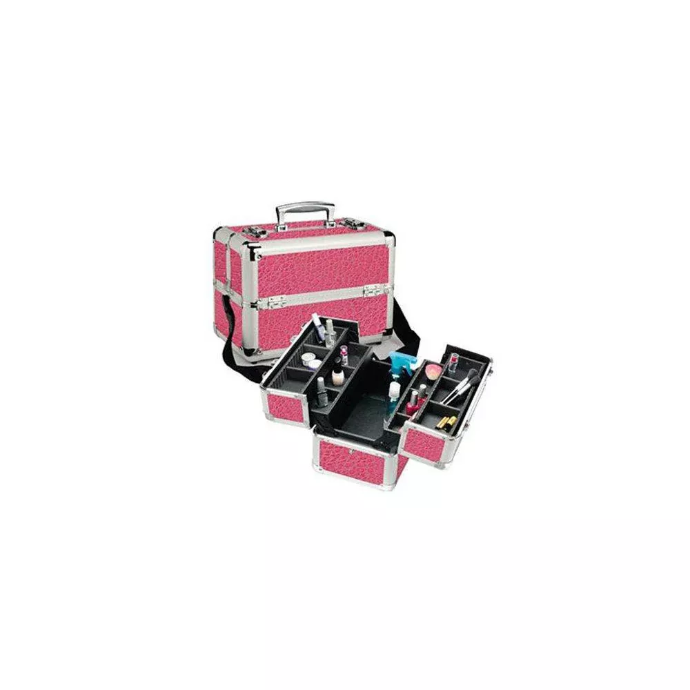Pink Croc Pro Makeup Case Style No. TS-92PG