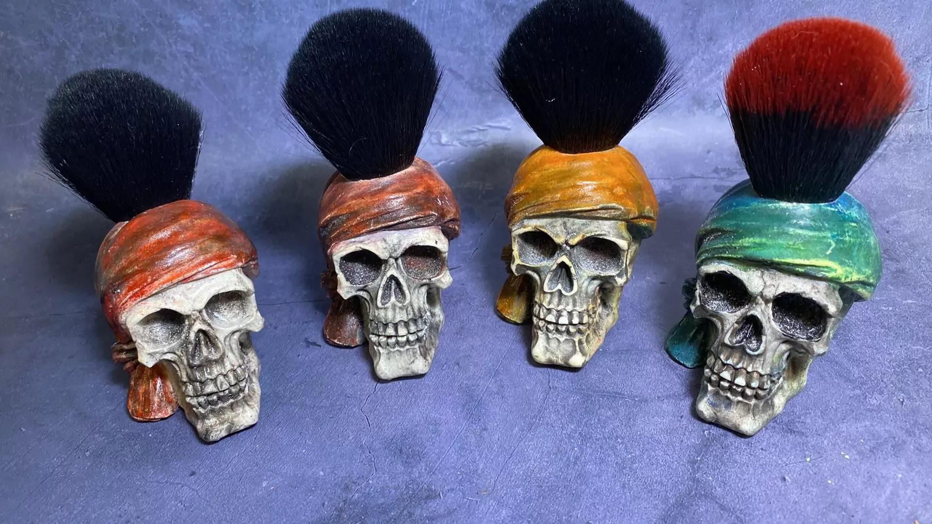 Pirate Skull Shaving Handle