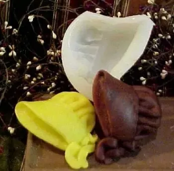 Prim Bonnet Large Soap 1 Cavity Silicone Mold 5489