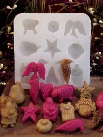 Prim Little Embeds 11 Cavity Silicone Mold 5450