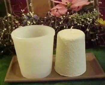 Prim Plain Sugar Cone Candle 1 Cavity Silicone Mold 1444