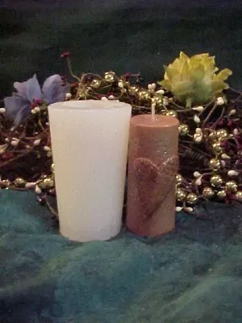 Primitive Heart Votive 1 Cavity Silicone Mold 1299
