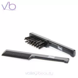Proraso Mustache Comb and Beard Brush Set