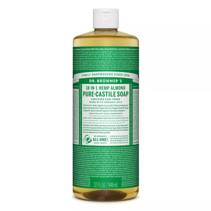 Pure Castile Liquid Soap - Almond