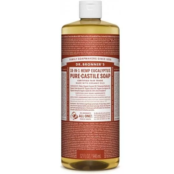 Pure Castile Liquid Soap – Eucalyptus