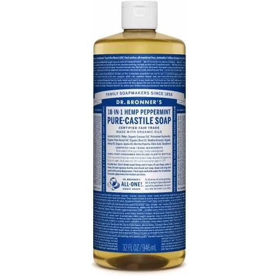 Pure Castile Liquid Soap – Peppermint