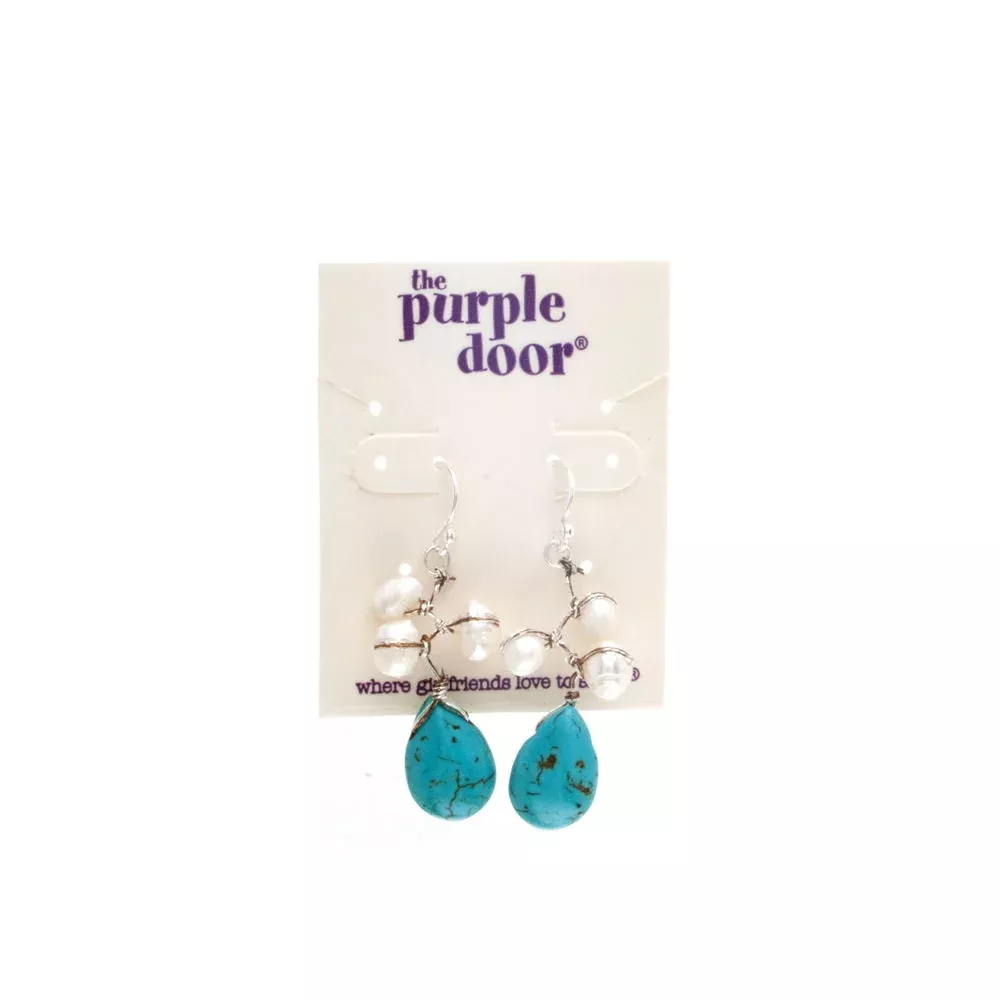 The Purple Door The Clare Dangle Earrings