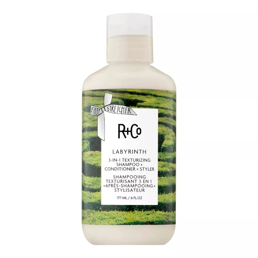 R+Co Labyrinth 3-in-1 Texturizing Shampoo + Conditioner + Styler